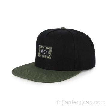 Casquette Hip-Pop Fashion 5 Panel Flat Brim